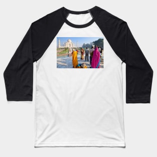 Tourists at the Taj Baseball T-Shirt